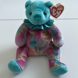 BNWT Birthday Collection Beanie Baby “Turquoise”